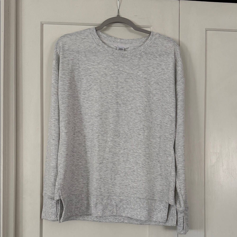 NWOT-Jockey Women's Light Gray Sweatshirt